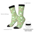 thumbnail image 4 of Gukieu Cute Frog2 Print Contrast Color Mid-calf Socks, Sweat-wicking Athletic Socks, Unisex Clothing Accessories, 4 of 6