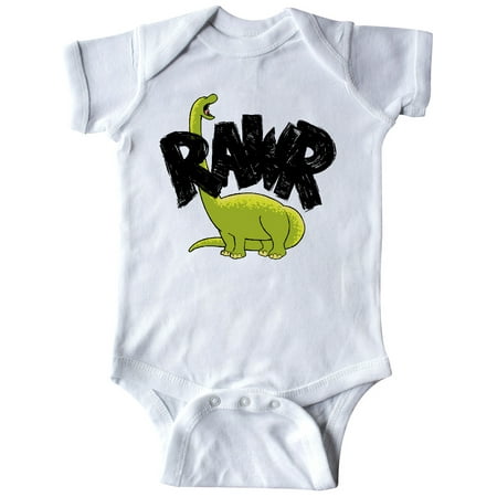 

Inktastic Lil Green Bronto Rawr!! Gift Baby Boy or Baby Girl Bodysuit