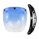 thumbnail image 4 of Bubble 3 Snap , para cascos de motocicleta abiertos Parabrisas universal solar duradero Parabrisas Visor de lente de casco de , Azul degradado Yotijar visera de burbuja de motocicleta, 4 of 6