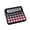 Black, variant on Black Transparent Key Calculator For Exams 6 Inch Size Dual Display Time Function 240 Computing Modes Easy To Use For All Ages