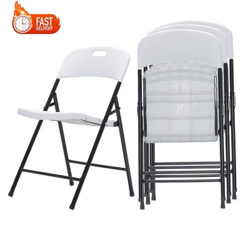 Lashes 6 Foot Plastic Folding Table Folds in Half with Carrying