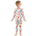 thumbnail image 3 of joogoo Balloons with American Flag 2 Piece Long Sleeve Tee and Pants Cotton Pajama Set 8Y, 3 of 7