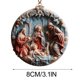 thumbnail image 2 of Acrylic Flat Christmas Tree Decoration Cute Round Acrylic Decoration, 2 of 6