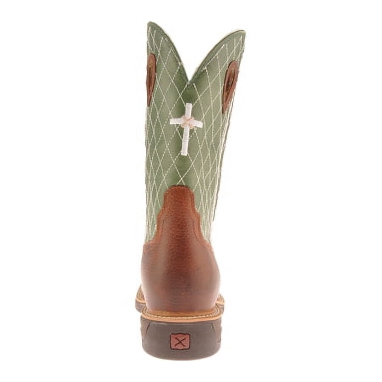 TWISTED X Adult Male Lite Cowboy Work Boots, Color: Cognac  display picture 3