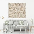 thumbnail image 6 of Vintage Seashells Tapestry Wall Hanging Tapestries Happy Colorful Hippie Psychedelic Art Polyester Carpet Wall Decorative for Living Room Bedroom 80x60inch, 6 of 7