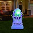 thumbnail image 3 of Tombstone with Prism Spider Airblown Yard Inflatable, Multicolor, 5', Halloween by Way To Celebrate, 3 of 8