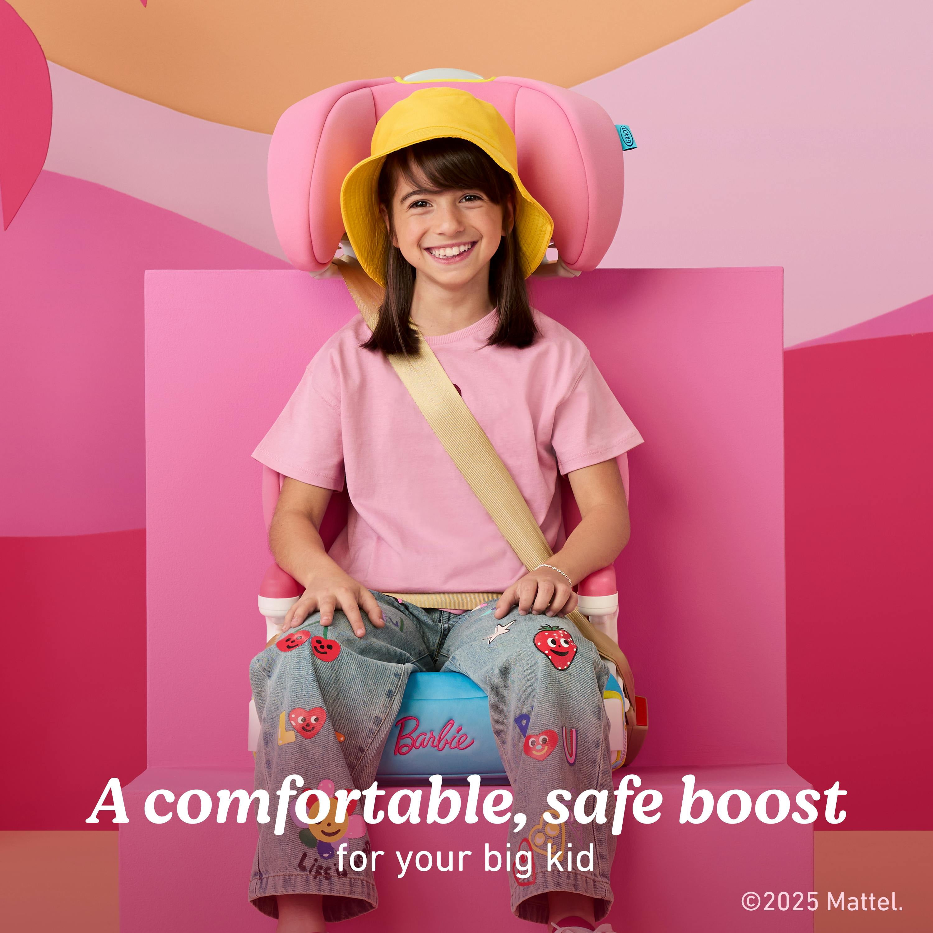 Graco Turbobooster 2.0 Highback Booster Seat, Barbie, 1 Count