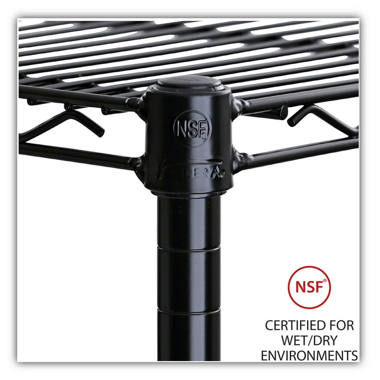 Industrial Wire Shelving Extra Wire Shelves, 36w x 24d, Black, 2 Shelves/Carton Industrial Wire Shelving Extra Wire Shelves, 36w x 24d, Black, 2 Shelves/Carton