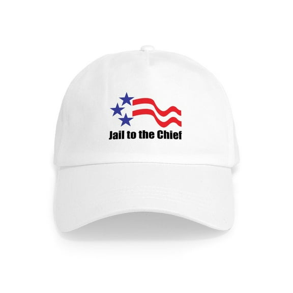 CafePress - Jail To The Chief Cap - Adjustable 100% Brushed Unisex Casual Cotton Baseball Cap, Beige, 1