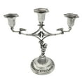 thumbnail image 2 of Candelabro católico de centro de mesa, decoración retro, candelabro de metal. 3-vela, 2 of 9