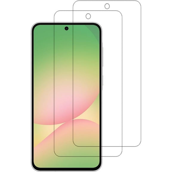 LEEKUANGSU [2 Pack] Tempered Glass Screen Protector Frontier Protective Protector High Clear Cover for Samsung Galaxy A56 2025