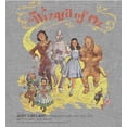 thumbnail image 5 of Wizard Of Oz Yellow Brick Road Vintage Shot Women's Heather Gray Crew Neck Short Sleeve Crop Tee-Medium, 5 of 5