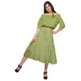 thumbnail image 2 of Moomaya Printed Skirts For Women Below Knee Length Skirt For Girls Clothing, 2 of 5