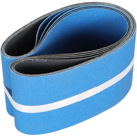munirater 5PCS 4 x 36 in Zirconia Sanding Belts 120 Grit for Belt Sander Metal Wood Polishing