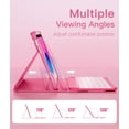 thumbnail image 6 of GEAK for iPad A16 11th/10th Generation Case with Keyboard & Mouse, Glittering 7 Colors Backlit Detachable Keyboard Cover with Pencil Holder for Apple iPad 11 inch 2025 & 10.9 inch 2022, 6 of 8