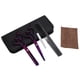 thumbnail image 1 of Juego de tijeras de corte de pelo de peluquería profesional de 6 pulgadas para peluquería, barbería, color morado, 1 of 8
