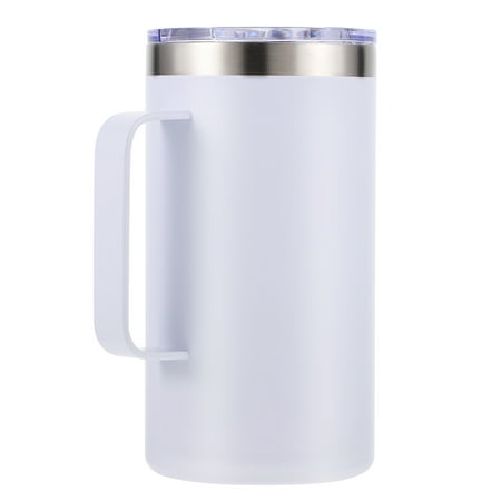 

1Pc Stainless Steel Water Mug Household Coffee Pot Useful Vacuum Cup with Handle