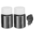 thumbnail image 1 of Uxcell 2 Pcs 30g/1oz Poudre de Mica pour Résine Époxy Kit Résine de Coulée, Noir Perle, 1 of 5