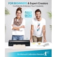 thumbnail image 2 of Silhouette Cameo 5α (Alpha) Cutting Machine (Matte Black) Basic Bundle with Vinyl, Transfer Tape, Tools, Cutting Mat, Designs & Software, 2 of 5