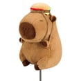 thumbnail image 1 of Hamburguesa de peluche con forma de carpincho con doble pan, funda para palo de golf, 1 of 4