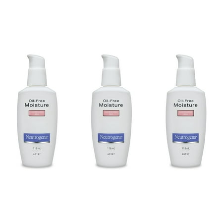 "Neutrogena Moisture Oil Free Formula, Combination Skin - 4 Oz, 3 Pack"