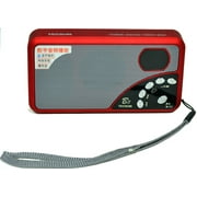 Tecsun B3 Portable Rechargeable Bluetooth Speaker with Built-in Micro SD Card Reader - Red