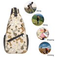 thumbnail image 5 of Lsque Cartoon Poodle Dog Pattern Cross Chest Bag Diagonally – Premium Durable Front Chest Sling with Adjustable Padded Strap, High-Capacity Storage, 5 of 8