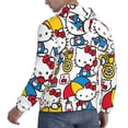 thumbnail image 4 of Lsque Sanrio Pattern Casual Men's Hoodie,Hooded Sweatshirt with Kangaroo Pocket,Pullover Hoodie-3X-Large, 4 of 8