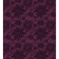 thumbnail image 3 of Botanical Duvet Cover Set, Natural Theme Darkish Floral Patterns Abstract Flower Motifs, Decorative 3 Piece Bedding Set with 2 Pillow Shams, King Size, Dark Maroon Plum, by Ambesonne, 3 of 3