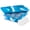 Blue, variant on Host Ice Cube Tray with Lid for Cocktails, Teas, 1.25" Cubes Colored Marble