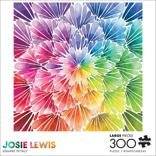 Josie Lewis Diamond Dahlia 300 Large Piece Jigsaw Puzzle