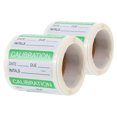 thumbnail image 1 of 2 Rolls Of Self-Adhesive Calibration Stickers For Quality Control Green Calibration Labels For Ground Transport Waterproof Label Write-On Adhesive Stickers For Maintenance Inspection, 1 of 7