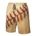 thumbnail image 4 of Balery Vintage Baseball Traje de Baño Estilo Hawaiano para Hombre, Shorts de Secado Rápido con Bolsillos-3X-Large, 4 of 6