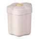 thumbnail image 1 of Advancent Bote de basura con forma de flor resistente y duradero para aplicaciones amplias de escritorio Bote de basura para escritorio de Suministros de limpieza para el hogar Blanco, 1 of 6
