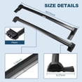 thumbnail image 4 of ECCPP Kayak Roof Rack Cross Bar Fit for Honda Element Sport Utility 2.4L 2003-2011,Aluminum Roof Rack Cross Bars Luggage Cargo Carrier Rails, 4 of 4