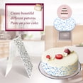 thumbnail image 3 of Plastic Embossing Template for Cake Decorating - 15x10cm Deep Clear Pattern Mold for Fondant, Cupcakes, Chocolate & Baking - Compatible with Die-Cutting Machines - Ideal for Weddings, Birthdays & DIY, 3 of 6