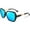 Clear, variant on Polarized Women Square Sunglasses Sparkling Composite Shiny Frame B2289