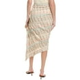 thumbnail image 2 of Just Bee Queen womens  Tulum Midi Skirt, xs, White, 2 of 3