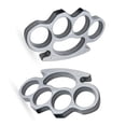 thumbnail image 1 of Nudillos, 2 piezas, herramienta de defensa personal para los dedos, anillo para los dedos, arma elegante y moderna, 1 of 9