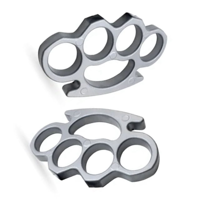 Nudillos, 2 piezas, herramienta de defensa personal para los dedos, anillo para los dedos, arma elegante y moderna