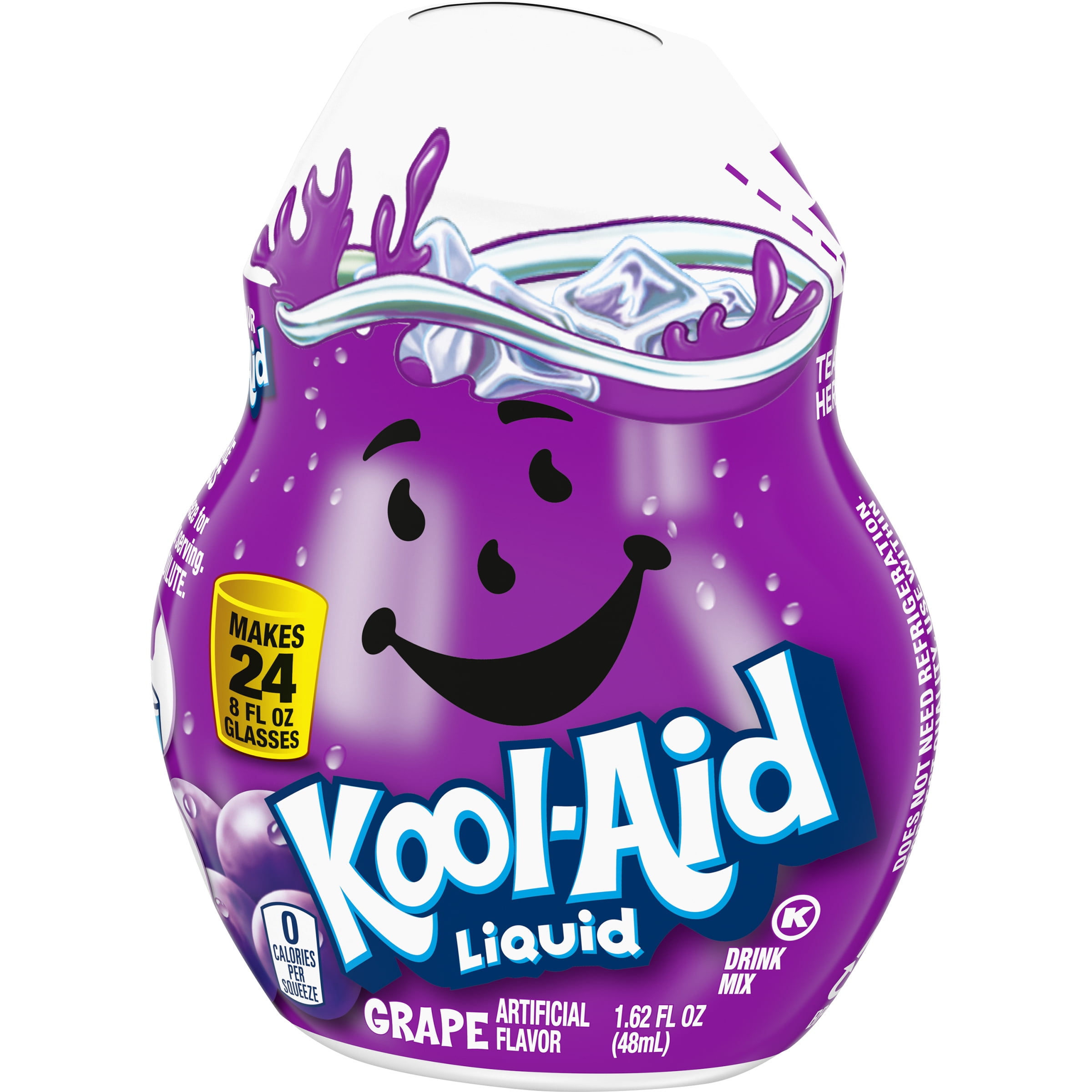 Kool-Aid Liquid Grape Artificially Flavored Soft Drink Mix, 1.62 fl oz  Bottle - Walmart.com