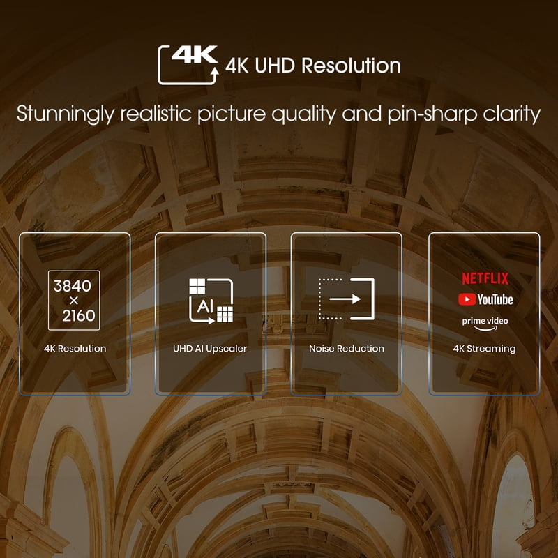 Hisense 55-inch 4K Premium HDR Dolby Vision 1500-nit Motion Rate 480 ULED Smart TV (55U8G) gallery view