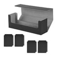 thumbnail image 4 of DYNWAVECA Trading Card Deck Box Container Premium Holds 400 Cards TCG Card with Baffle Gray, 4 of 10