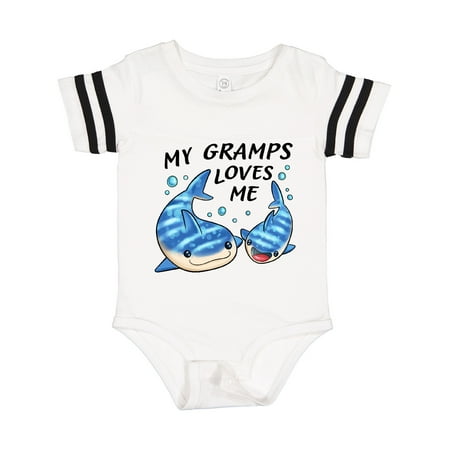 

Inktastic My Gramps Loves Me- Whale Shark Gift Baby Boy or Baby Girl Bodysuit