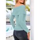 thumbnail image 2 of Suéter PRETTYGARDEN Hombros Descubiertos Azul Claro XL, 2 of 8