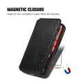 thumbnail image 5 of Dteck Case for Apple iPhone 13 6.1-inch,Luxury Leather Card Holder Wallet Hybrid Rubber Flip Magnetic Case Kickstand Protective Phone Cover,Black, 5 of 7