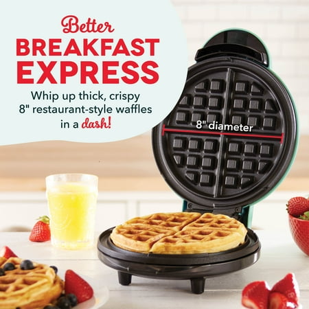 Dash Express Waffle Maker, Aqua