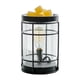 thumbnail image 1 of Wosthever Quemadores de cera de vidrio y metal para derretir cera: ambiente tranquilo y relajante Iluminación y accesorios negro UKAC, 1 of 6