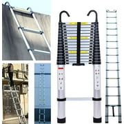 Telescoping Ladder 6.2M/20ft Aluminum Extension Folding Ladder with 2 Hooks SALE