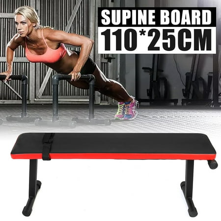 Folding Flat Sit Up Board Weight Bench Dumbbell Training Weightlifting Bench Lifting and Ab Workout with Dumbbell